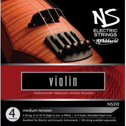 D`Addario NS Electric strings Violin set