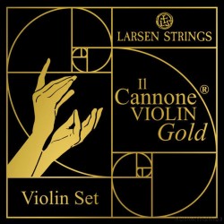 Larsen Il Cannone Gold Violin set